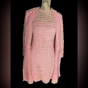 Beautiful Antique 2 Piece Dress & Jacket Set